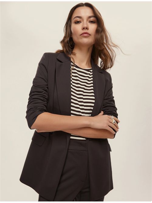 Giacca doppiopetto in jersey stretch EMME MARELLA | GEMMA454/004